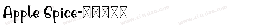 Apple Spice字体转换